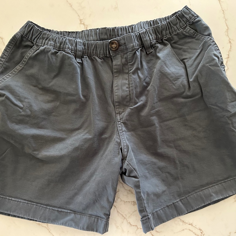 Chubbies Mens Large Originals Shorts 7" Inseam (gray-blue)